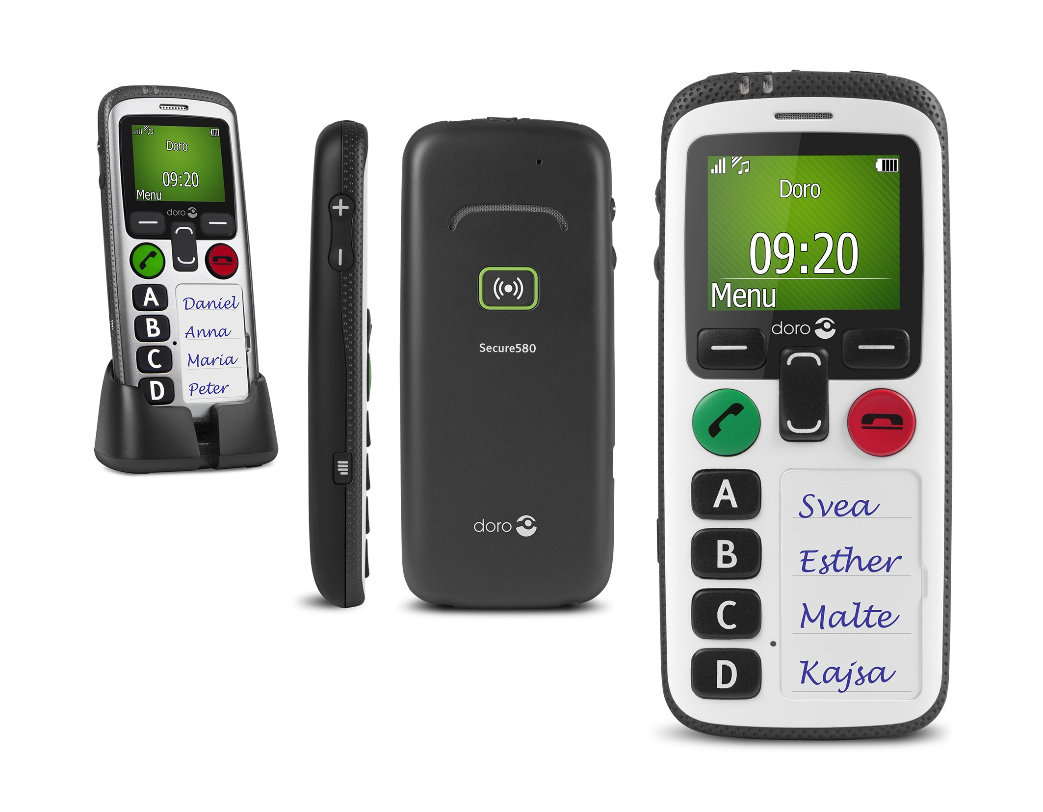 Teléfonos Móviles para SEGURIDAD de Mayores con localizador GPS y TECLAS  GRANDES Doro 580IUP - Mundo Dependencia