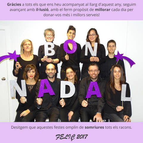 L'equip d'ASISgrup us desitja un Bon Nadal i un Feliç 2017! 