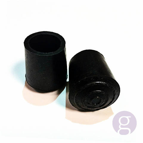 Tac de goma per a bastó, de 16mm diàmetre